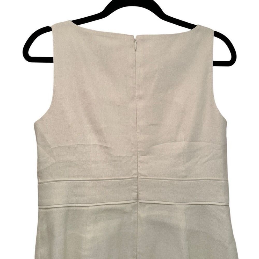 Ann Taylor white linen dress suit- size 4 - Picture 3 of 15